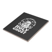 Heiliger Geist Retro Halloween-Geist-Design_1 Fliese (Seite)