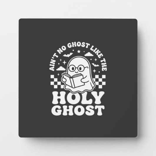 Heiliger Geist Retro Halloween-Geist-Design_1 Fotoplatte (Vorderseite)