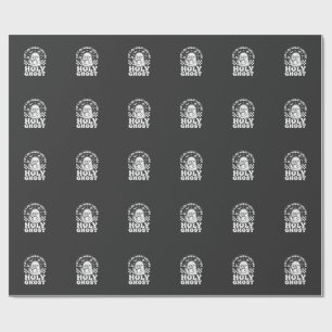 Heiliger Geist Retro Halloween-Geist-Design_1 Geschenkpapier