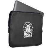 Heiliger Geist Retro Halloween-Geist-Design_1 Laptopschutzhülle (Vorne Rechts)