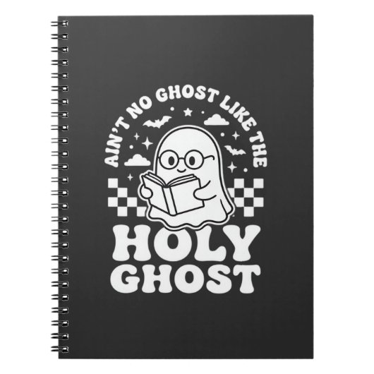 Heiliger Geist Retro Halloween-Geist-Design_1 Notizblock (Vorderseite)