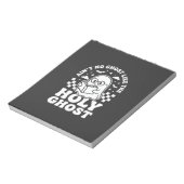 Heiliger Geist Retro Halloween-Geist-Design_1 Notizblock (Rotiert)
