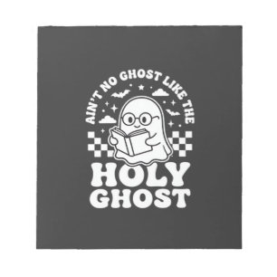 Heiliger Geist Retro Halloween-Geist-Design_1 Notizblock