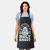 Heiliger Geist Retro Halloween-Geist-Design_1 Schürze (Getragen)