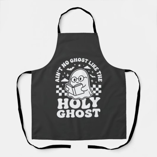 Heiliger Geist Retro Halloween-Geist-Design_1 Schürze (Vorderseite)