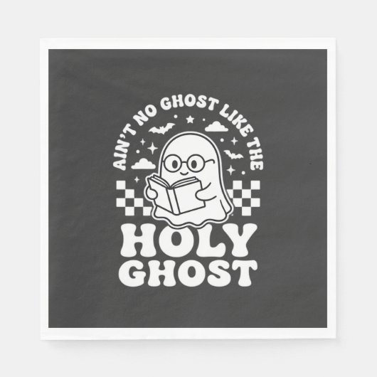 Heiliger Geist Retro Halloween-Geist-Design_1 Serviette (Vorderseite)