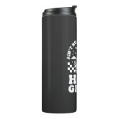 Heiliger Geist Retro Halloween-Geist-Design_1 Thermosbecher (Nach links gedreht)