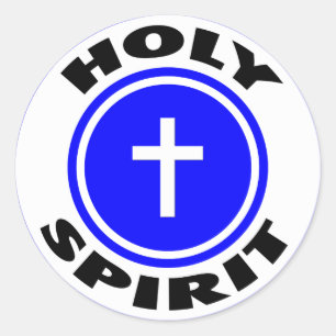 Heiliger Geist Runder Aufkleber