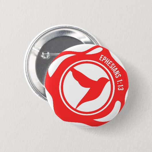 Heiliger Geist Siegel Button (Vorne & Hinten)