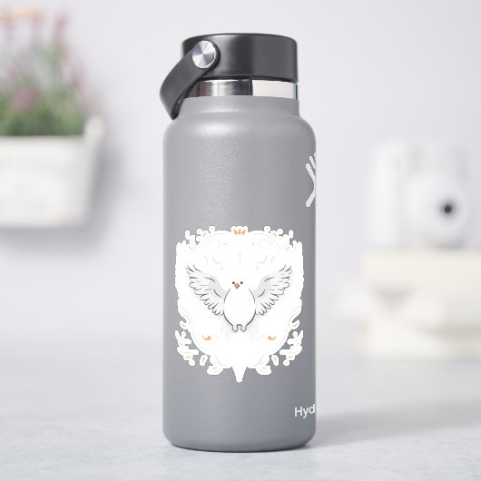 Heiliger Geist-Taube Aufkleber (HydroFlask)