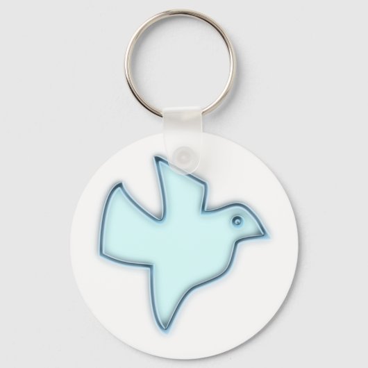 Heiliger Geist Taube Heiliger Geist Taube Schlüsselanhänger (Vorderseite)