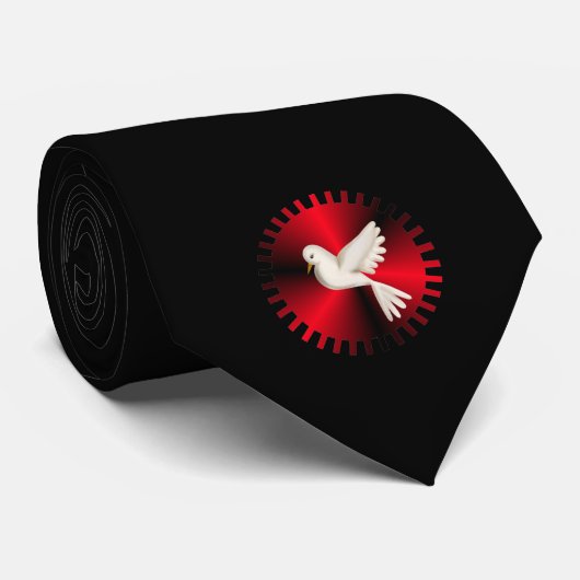 Heiliger Geist Taube Krawatte (Gerollt)