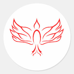 Heiliger Geist-Taube Runder Aufkleber