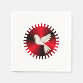 Heiliger Geist-Taube Serviette (Vorderseite)