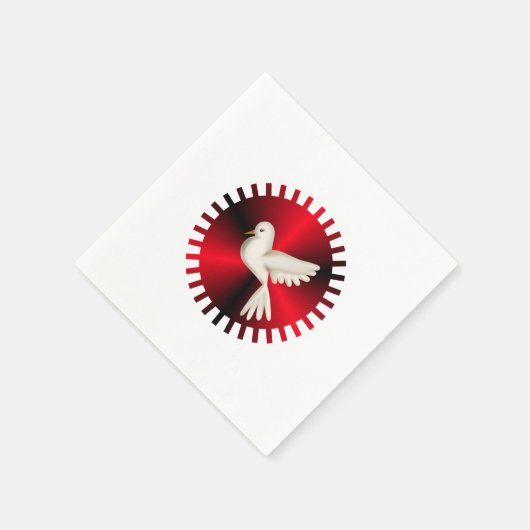 Heiliger Geist-Taube Serviette (Ecke)