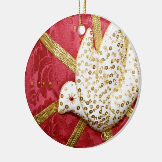 Heiliger Geist Tauben Keramik Ornament (Links)