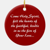 Heiliger Geist Verzierung Keramik Ornament (Hinten)