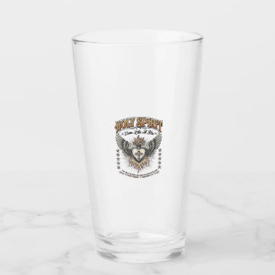 Heiliger Geist Vintage-Gravur geflügeltes Herz-Shi Glas