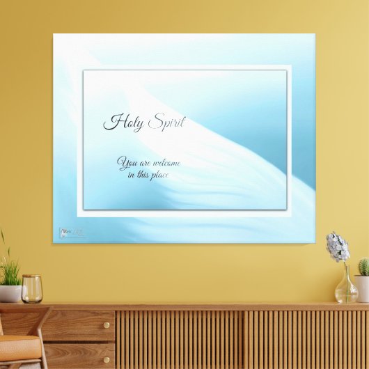 Heiliger Geist, willkommen Leinwanddruck (Insitu (Wohnzimmer))
