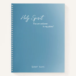 Heiliger Geist willkommen Notizblock