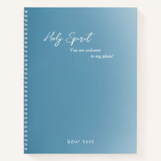 Heiliger Geist willkommen Notizblock