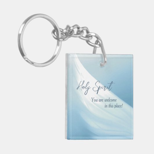 Heiliger Geist, willkommen Schlüsselanhänger (Vorderseite links)