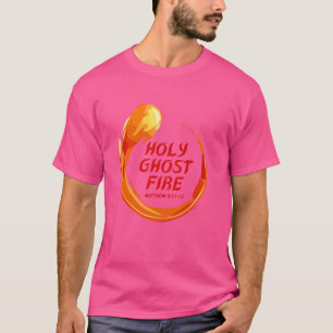 Heiliger Geisterfeuergeist gefüllt leuchtend farbi T-Shirt