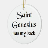 Heiliger Genesius Keramik Ornament (Links)