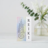 *~* heiliger Geometrie Reiki Praktiker oder Visitenkarte (Stehend Vorderseite)