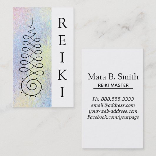*~* heiliger Geometrie Reiki Praktiker oder Visitenkarte (Vorne/Hinten)