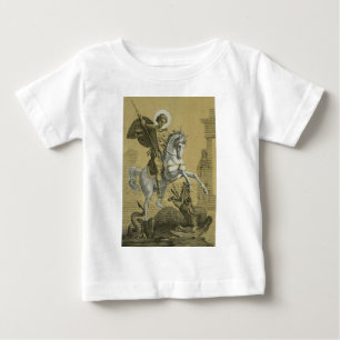 Heiliger Georg – Premium "Sunburst Gold" Art Baby T-shirt