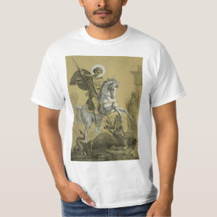 Heiliger Georg – Premium "Sunburst Gold" Art T-Shirt