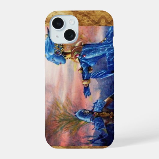 HEILIGER GEORG UND AUSserirdischer DRACHE iPhone 15 Hülle (Rückseite)