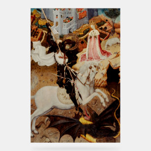 Heiliger Georg und der Drache Groß Märtyrer Acrylschild