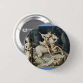 Heiliger Georg und der Drache Großmärtyrer Button (Vorne & Hinten)