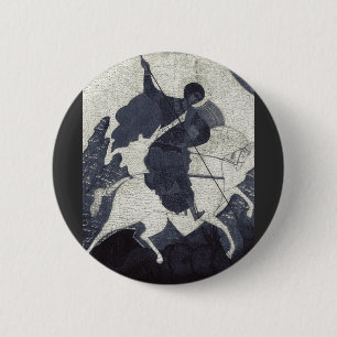 Heiliger Georg und der Drache Großmärtyrer Button