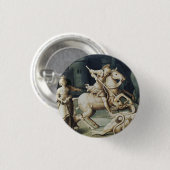 Heiliger Georg und der Drache Großmärtyrer Button (Vorne & Hinten)