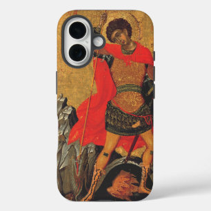 Heiliger Georg und der Drache Großmärtyrer iPhone 16 Hülle