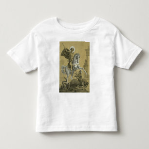 Heiliger Georg und der Drache Großmärtyrer Kleinkind T-shirt