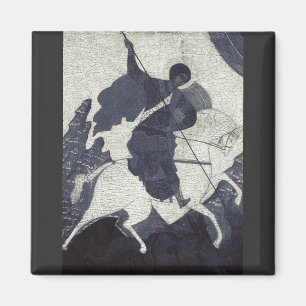 Heiliger Georg und der Drache Großmärtyrer Magnet