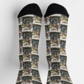 Heiliger Georg und der Drache Großmärtyrer Socken (Oben)
