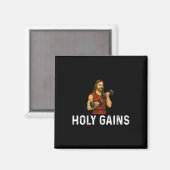 Heiliger Gott der Kirche - Fitness heben Magnet (Vorderseite/Rückseite)