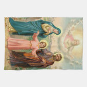 Heiliger Gott Familien-Jesuss Mary St Joseph der Geschirrtuch (Horizontal)
