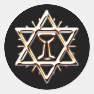 heiliger Gral Heiliges Gral Runder Aufkleber