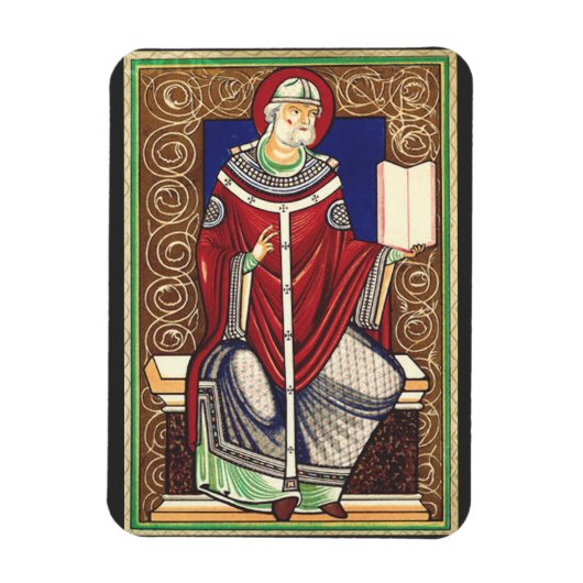 Heiliger Gregor der Große Kirchenlehrer Magnet (Vertikal)