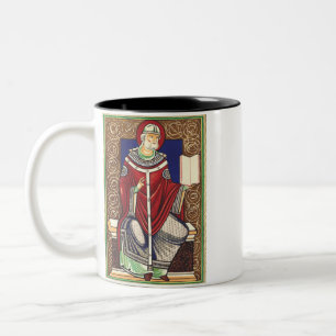 Heiliger Gregor der Große Kirchenlehrer Zweifarbige Tasse