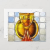 Heiliger Gril Postkarte (Vorne/Hinten)