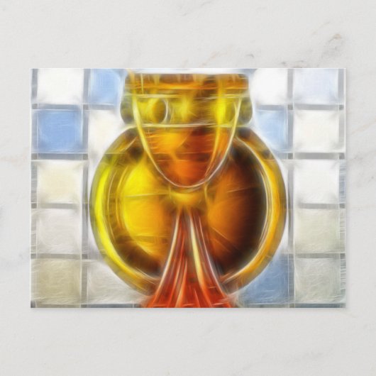 Heiliger Gril Postkarte (Vorderseite)