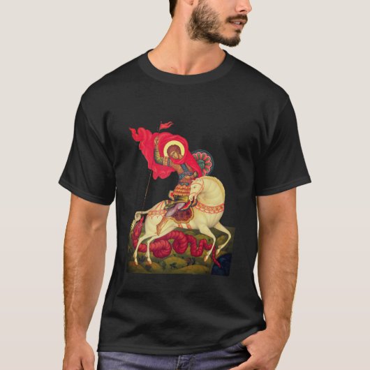 Heiliger Großmärtyrer Georg T-Shirt (Vorderseite)