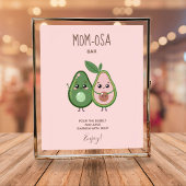 Heiliger Guacamole Avocado Mama-osa Bar Baby Dusch Poster